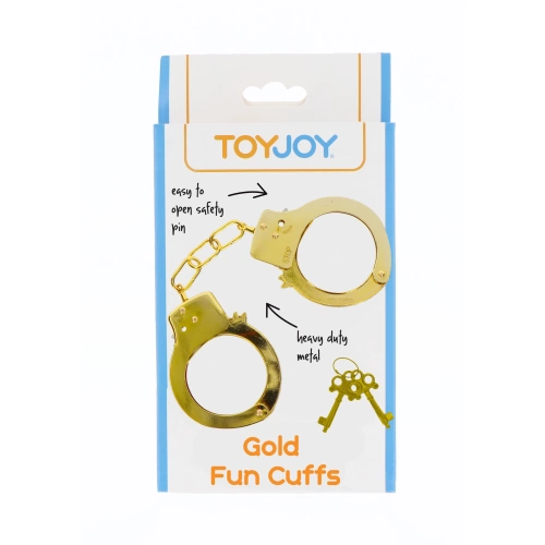 Масивни метални белезници Gold Fun Cuffs [3]