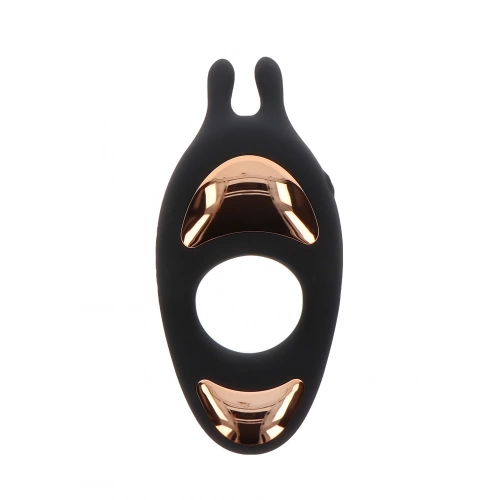 Луксозен вибриращ пенис пръстен от силикон с клиторстимулатор Lotus [1]