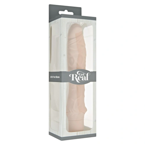 Голям вибратор от силикон Get Real Classic [2]