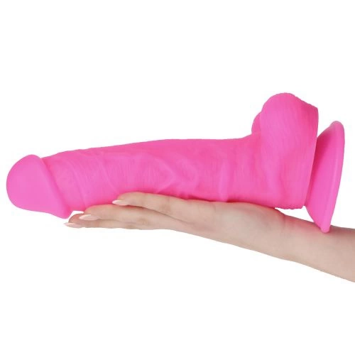 Голямо гъвкаво дилдо от 100% силикон Big Arm розово [5]