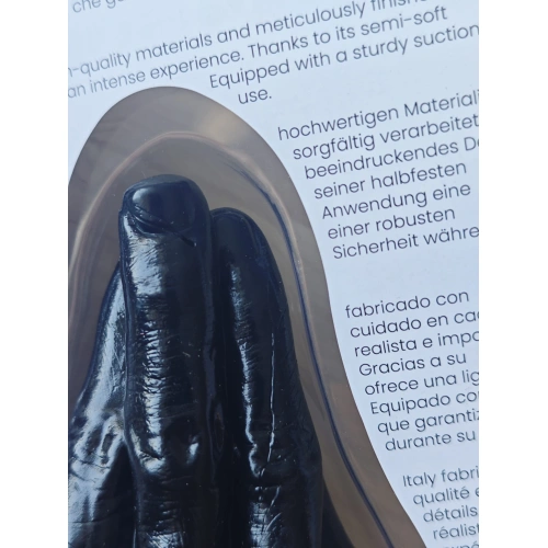 Голямо фистинг дилдо Monolite Benamera 40 см. черно - преоценено [2]