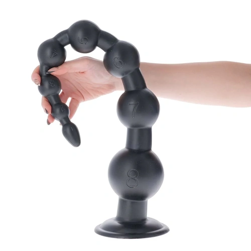 XXL анална броеница Monolite Bungle-Bungle черна [1]