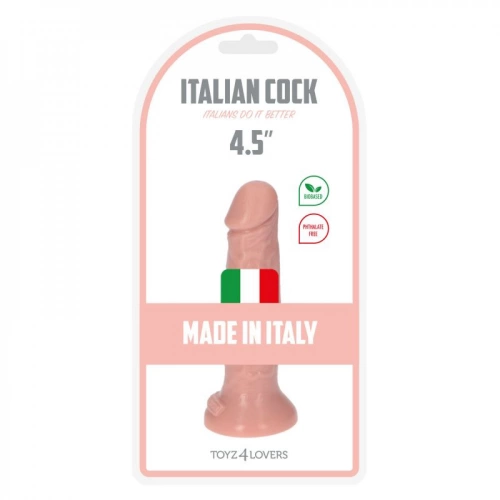 Мини реалистично дилдо Italian Cock 4.5" [7]