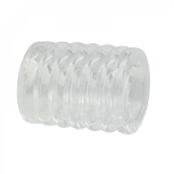 Дебел двулицев пенис пръстен Clear Sleeve
