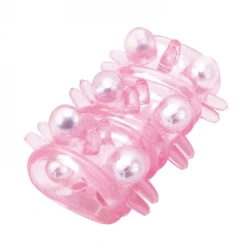 Релефен пенис удебелител с топчета Super Magic