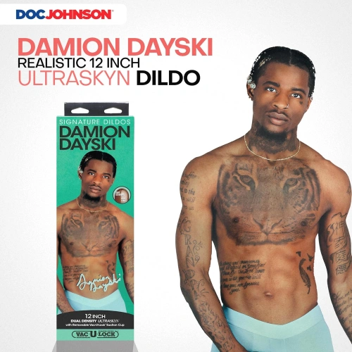 Damion Dayski 12" Vac-U-Lock дилдо Doc Johnson  [12]