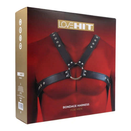 Регулируем BDSM харнес за мъже Virgite Lovehit модел 3 [2]