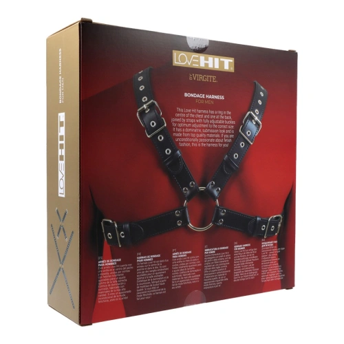 Регулируем BDSM харнес за мъже Virgite Lovehit модел 3 [3]