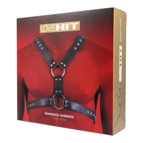 Регулируем BDSM харнес за мъже LoveHit Virgite модел 5 [2]