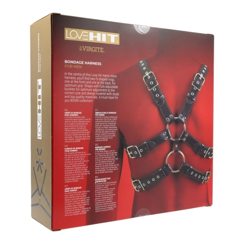 BDSM харнес за мъже LoveHit Virgite модел 6 [3]