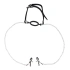 Ринг за уста с щипки за зърна Nipple Clamps Jewels