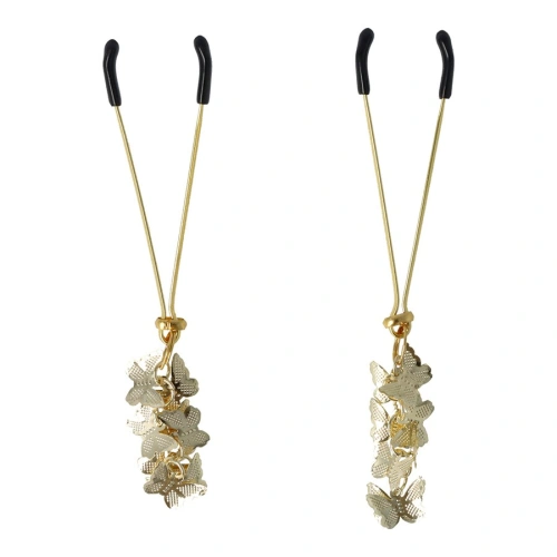 Щипки за гърди с декоративни пеперуди Virgite модел 17 Щипки за гърди с декоративни пеперуди Virgite модел 17