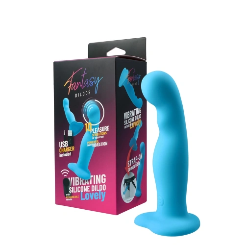 Вибриращо G-спот дилдо с дистанционно Virgite Lovely [3]