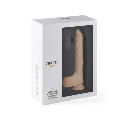 Тласкащо дилдо от силикон с дистанционно Virgite R13 [4]