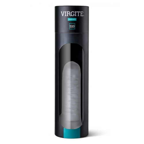 ​Пенис удължител и удебелител от кибер кожа с пристегач за тестиси Virgite S10 [3]