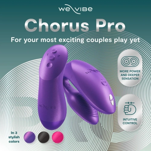 We Vibe Chorus Pro вибратор с App лилав [7]