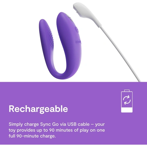 Компактен вибратор за двойки с приложение We-Vibe Sync Go [11]