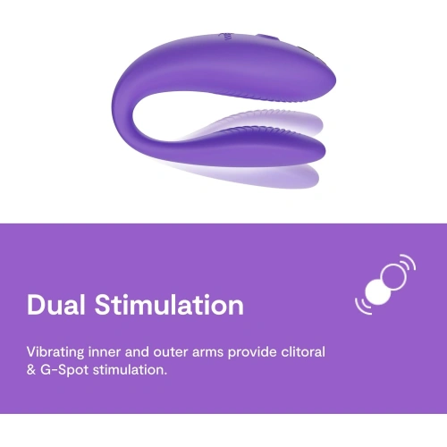 Компактен вибратор за двойки с приложение We-Vibe Sync Go [9]