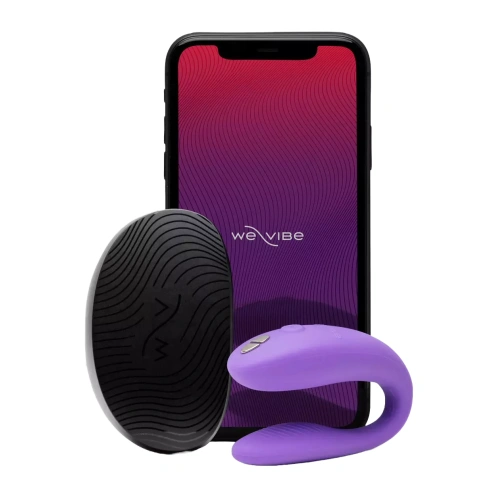 Компактен вибратор за двойки с приложение We-Vibe Sync Go