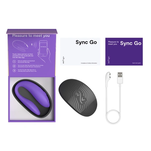 Компактен вибратор за двойки с приложение We-Vibe Sync Go [14]