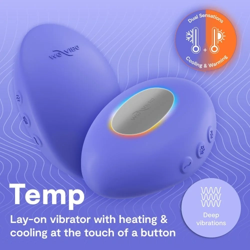 Вибриращ клитортимулатор с охлаждане и затопляне We-Vibe Temp [15]