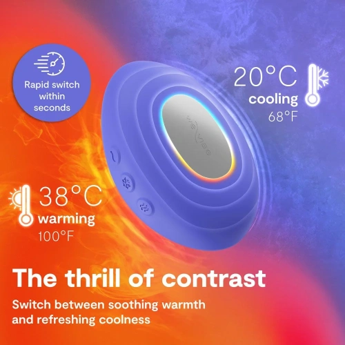 Вибриращ клитортимулатор с охлаждане и затопляне We-Vibe Temp [13]