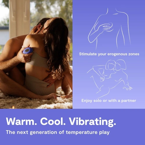 Вибриращ клитортимулатор с охлаждане и затопляне We-Vibe Temp [17]
