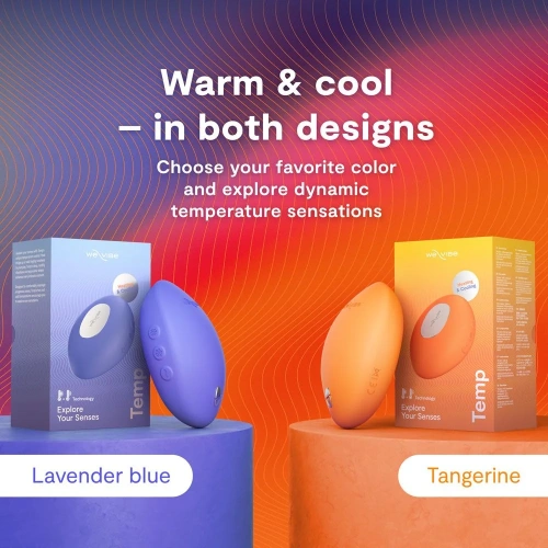Вибриращ клитортимулатор с охлаждане и затопляне We-Vibe Temp [22]