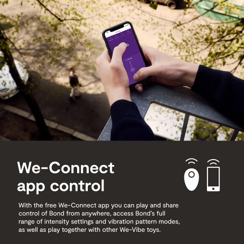Презаредим вибриращ пенис пръстен We-vibe Bond с App [19]