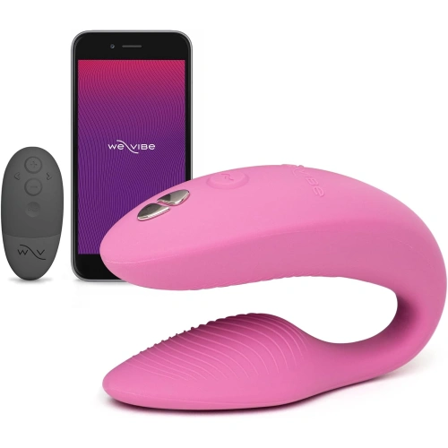 Луксозен стимулатор за двойки с App We Vibe Sync 2 розов