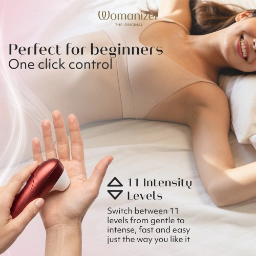 Kлиторен стимулатор Womanizer Pro червен [4]