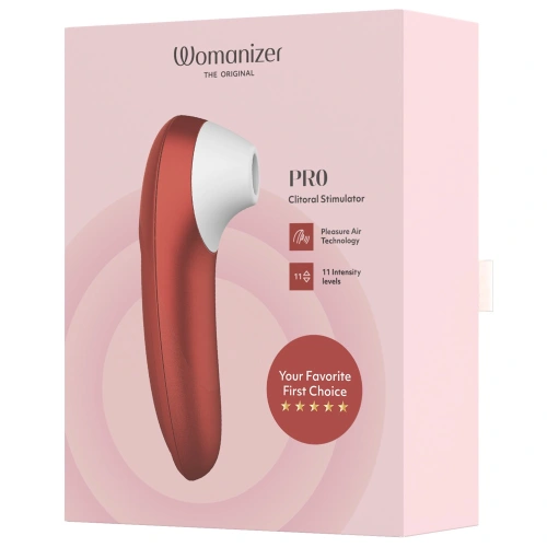 Kлиторен стимулатор Womanizer Pro червен [9]