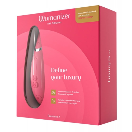 Луксозен засмукващ клиторстимулатор Womanizer Premium 2 розов [6]