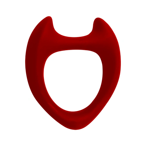 Силиконов пенис пръстен Woomy Toro L червен [1]