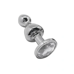 Метален анален разширител с кристал Lollypop M