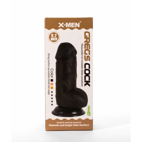 Дебело реалистично дилдо Greg's Cock 6,2" [5]