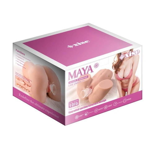 Мастурбатор с вибрации и засмукване Maya [13]