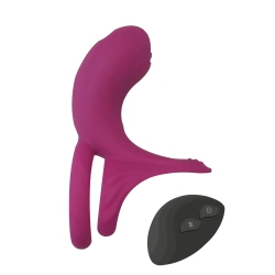 Двоен вибриращ пенис пръстен с дистанционно Xocoon