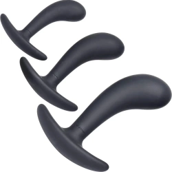 Комплект 3 бр. анални играчки от силикон Dark Delights