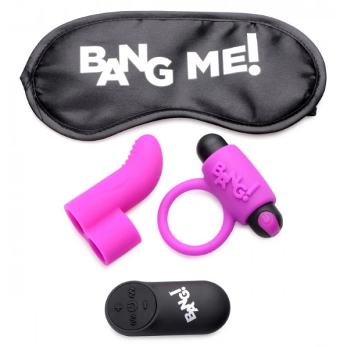 Комплект секс играчки с презаредим вибратор Bang! Couple's Kit