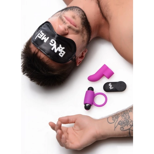 Комплект секс играчки с презаредим вибратор Bang! Couple's Kit [8]