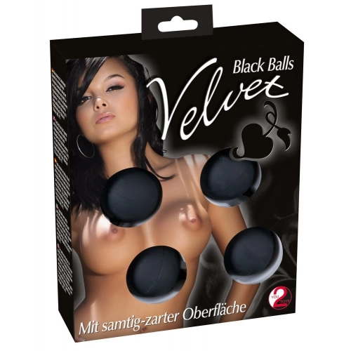 Секс топчета Velvet черни [2]