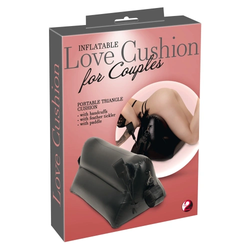 Комплект надуваема секс възглавница с аксесоари Love Cushion [7]