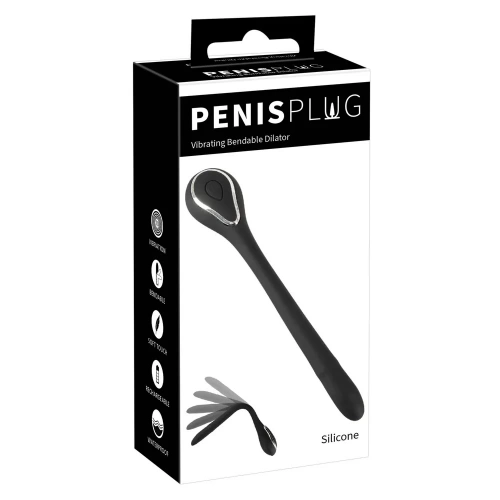Гъвкав вибриращ уретрален разширител Penis Plug  [8]