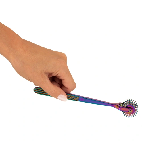 Метален BDSM аксесоар с три колелца Rainbow Triple Pinwheel [6]