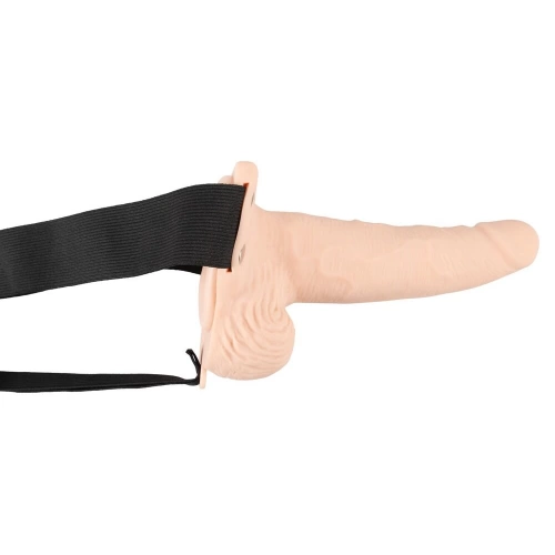 Презаредим вибриращ пенис колан с отвор Strap-on Sleeve [1]