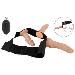 Вибриращ страп-он колан с 3 дилда Your Strap-On