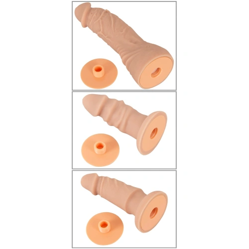 Вибриращ страп-он колан с 3 дилда Your Strap-On [9]