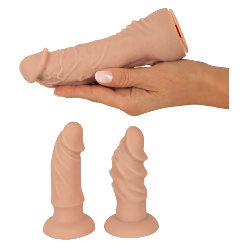 Вибриращ страп-он колан с 3 дилда Your Strap-On [11]