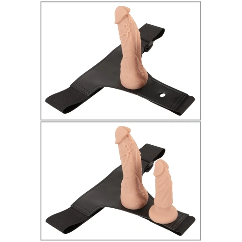 Вибриращ страп-он колан с 3 дилда Your Strap-On [5]